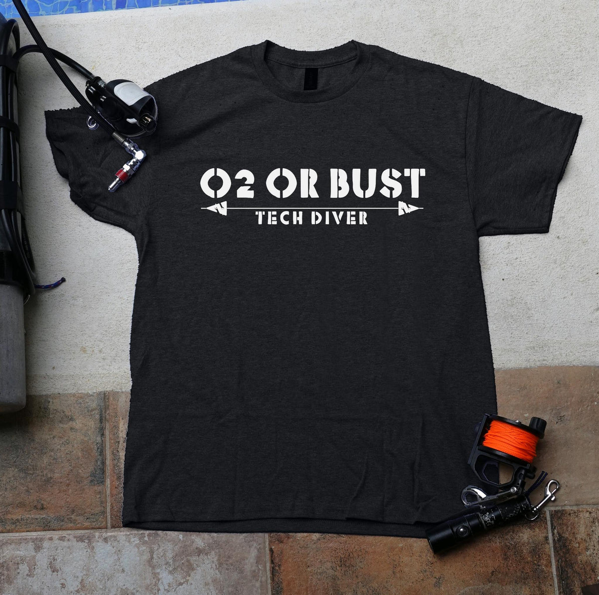 O2 or Bust Tech Diving T-Shirt