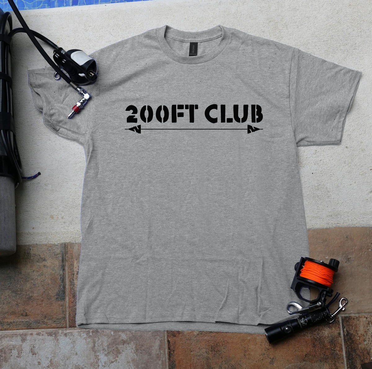 200ft Club Tech Diving T-Shirt