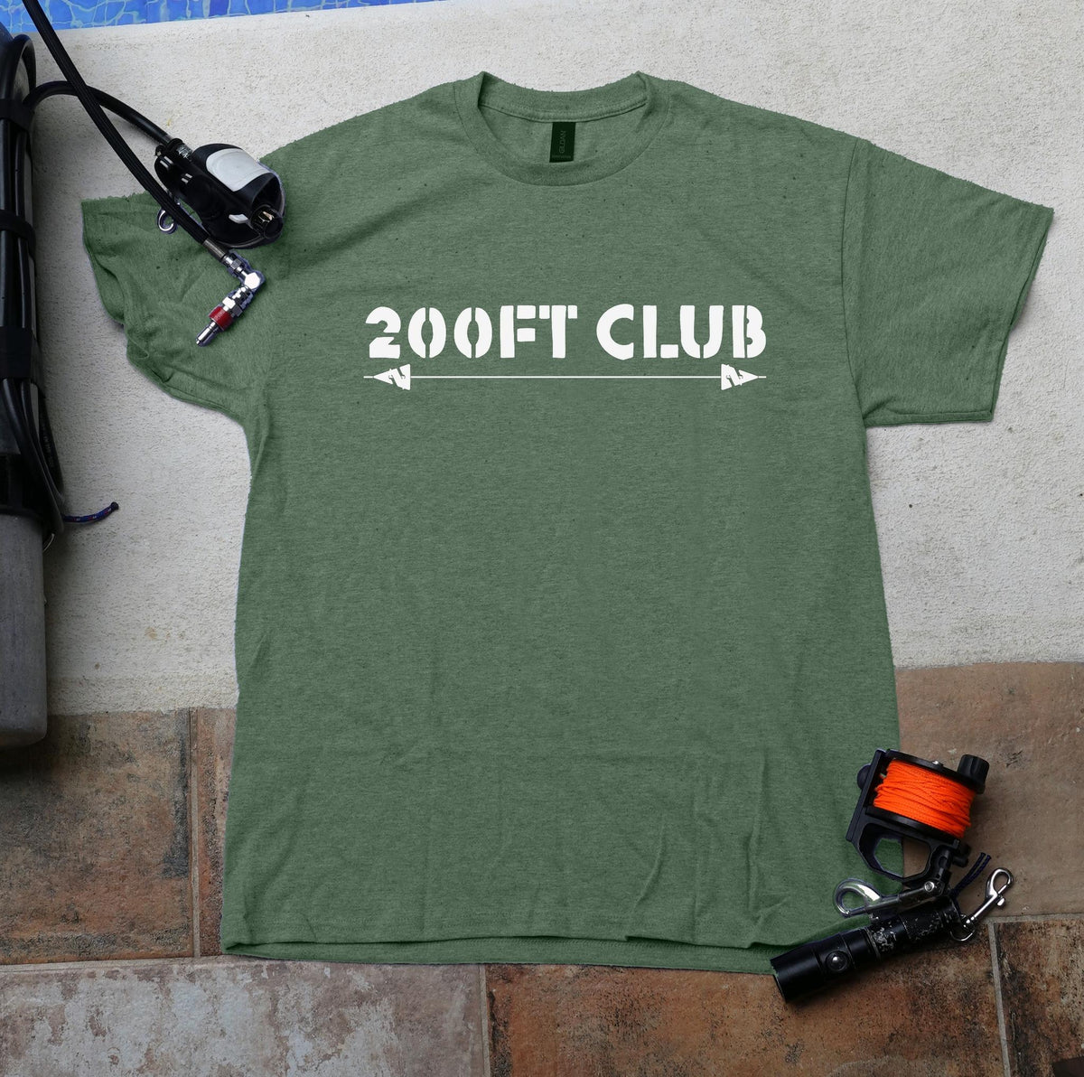 200ft Club Tech Diving T-Shirt