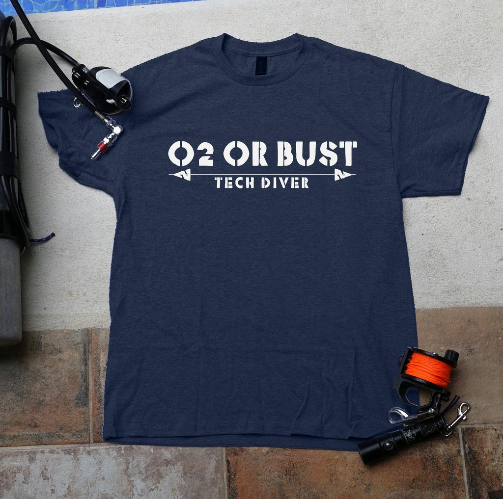 O2 or Bust Tech Diving T-Shirt