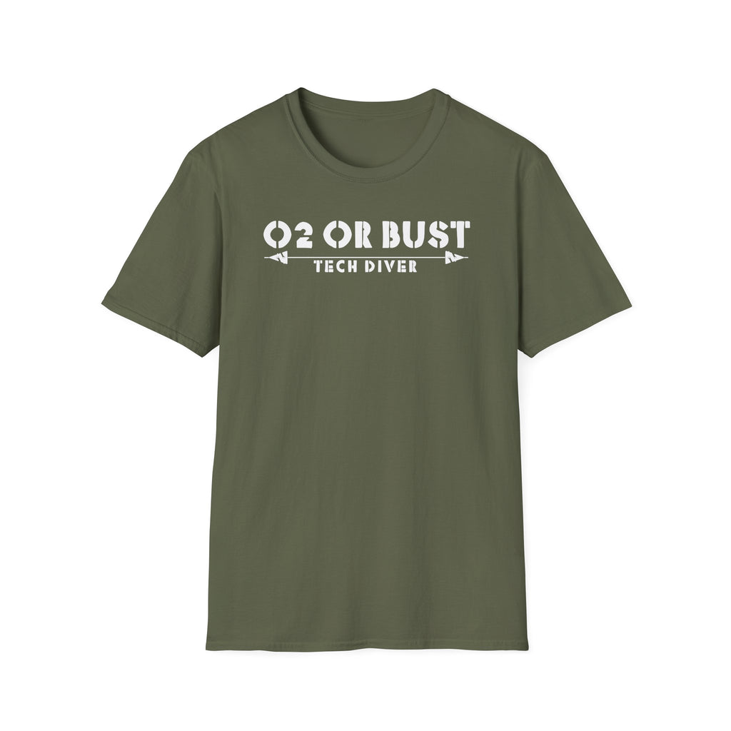O2 or Bust Tech Diving T-Shirt