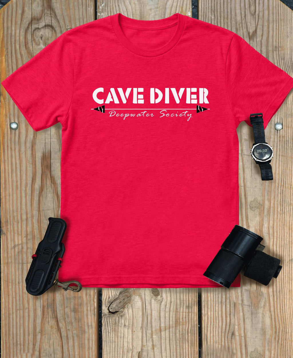 Cave Diver - Deepwater Society T-Shirt