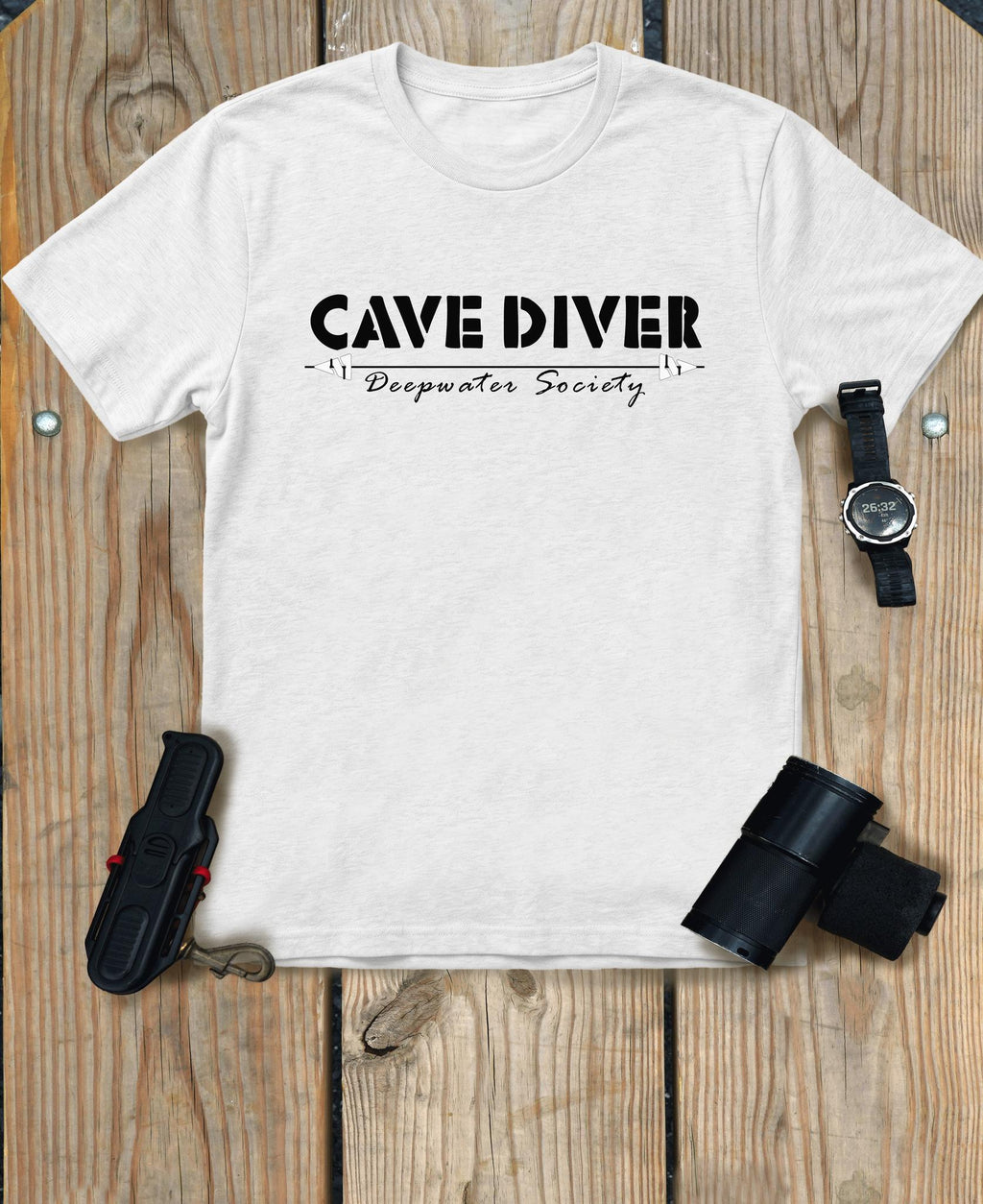 Cave Diver - Deepwater Society T-Shirt