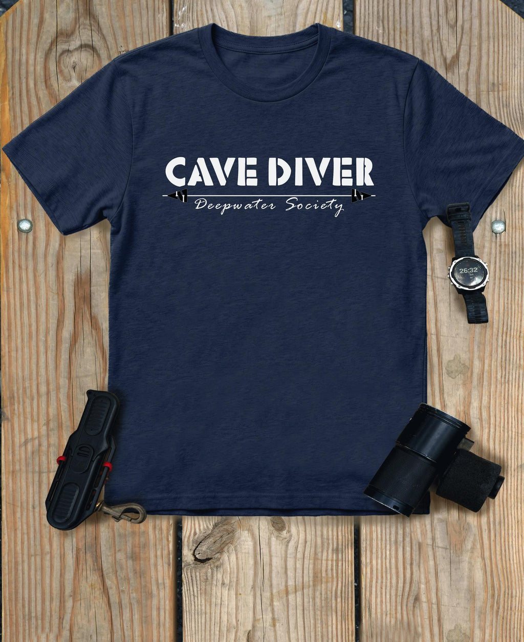 Cave Diver - Deepwater Society T-Shirt