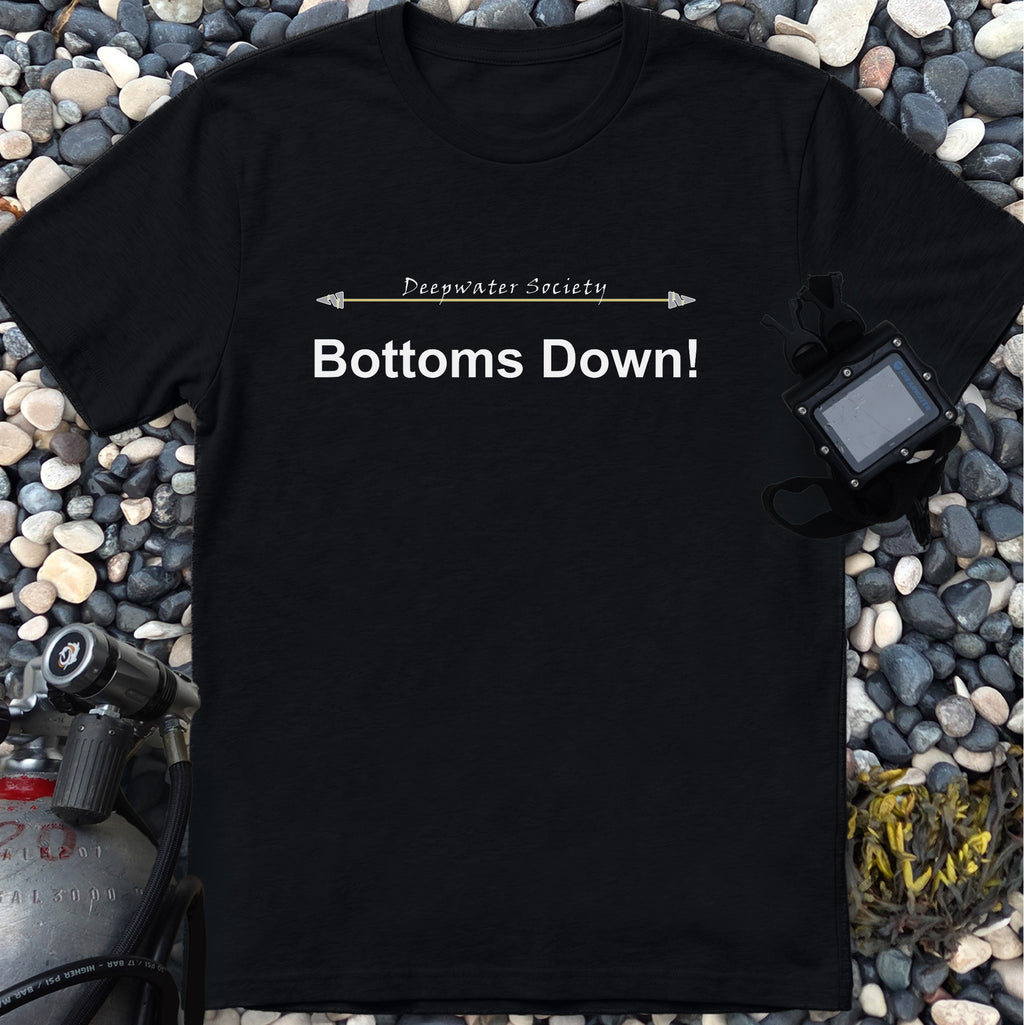 Bottoms Down! The direction of Technical Diving in a soft Tee