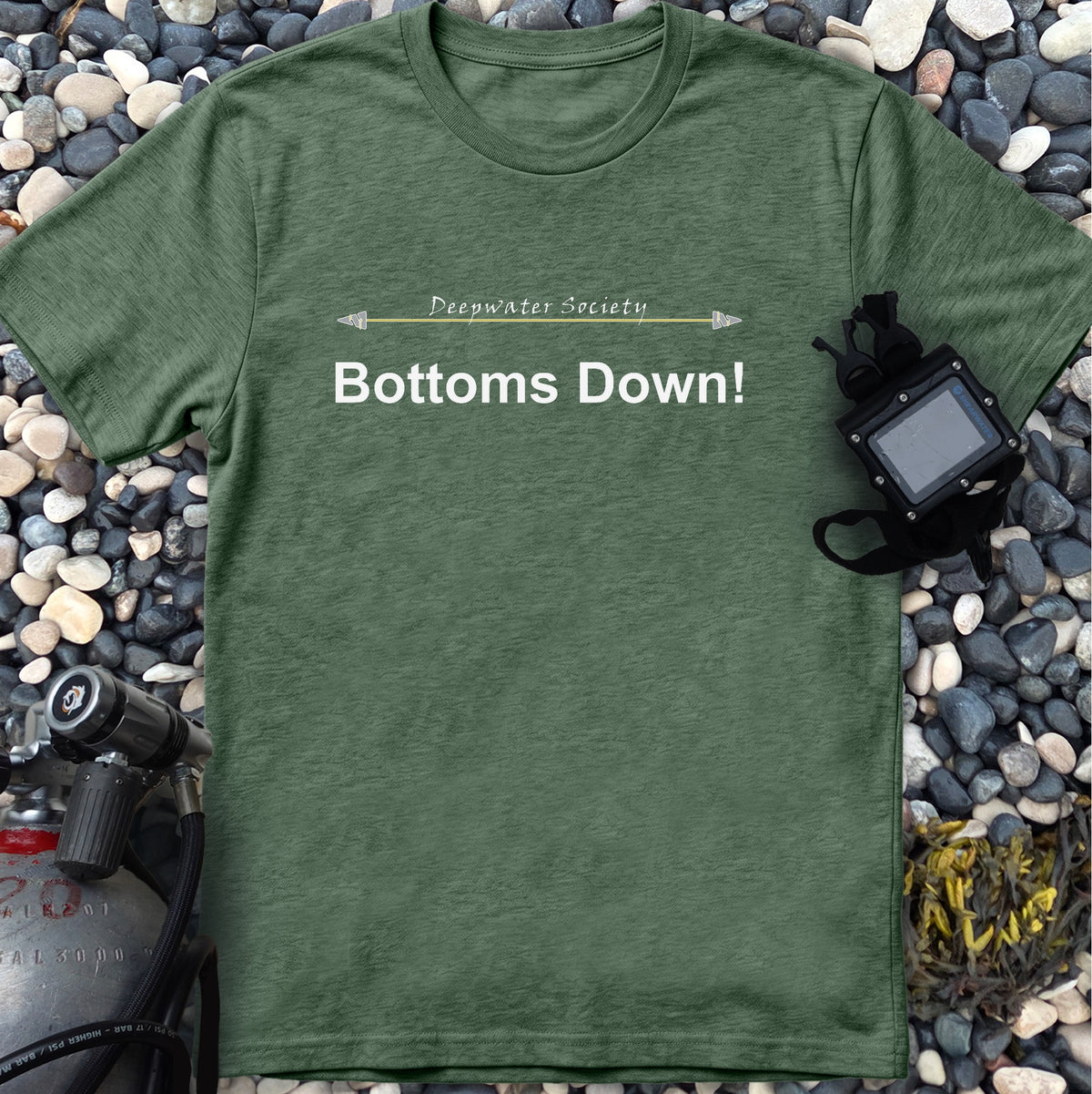 Bottoms Down! The direction of Technical Diving in a soft Tee