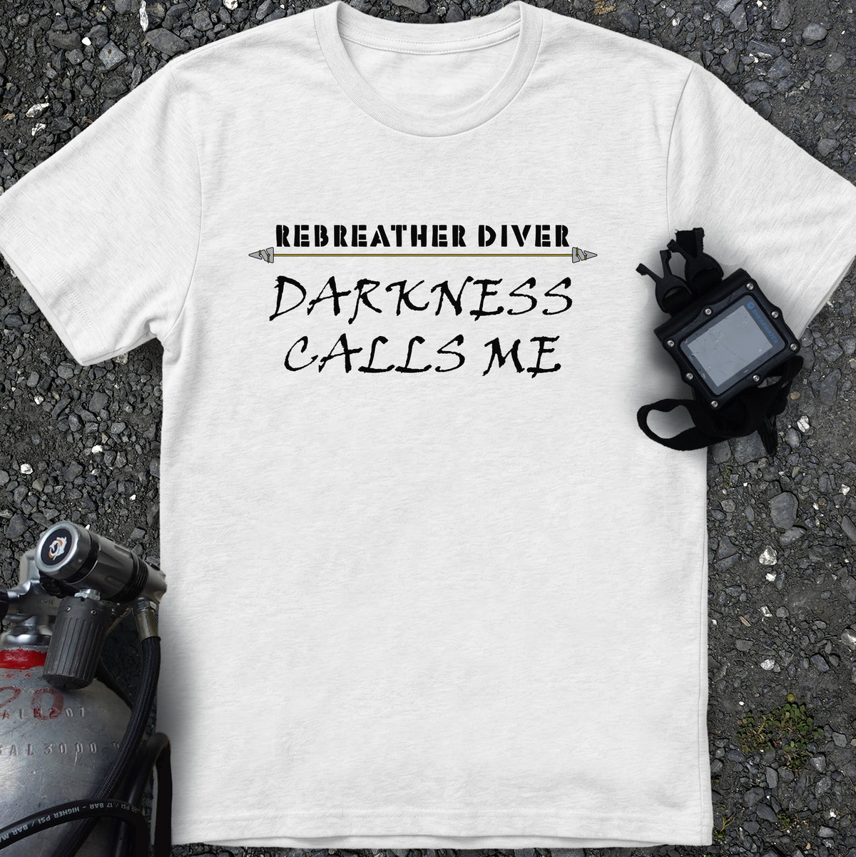 "Darkness Calls Me" Rebreather Diver