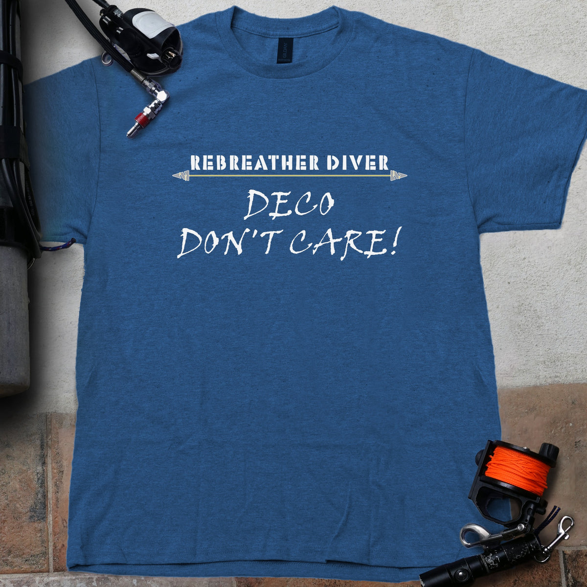Deco Don't Care Rebreather Diver T