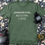 "Mission: Cave" Rebreather Diver's Tee