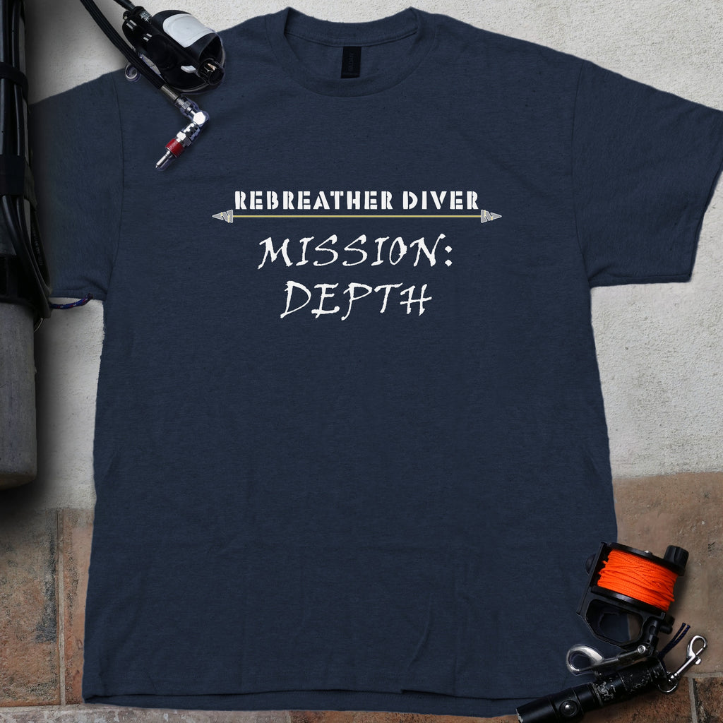 "Mission: Depth" Rebreather Diving T-Shirt