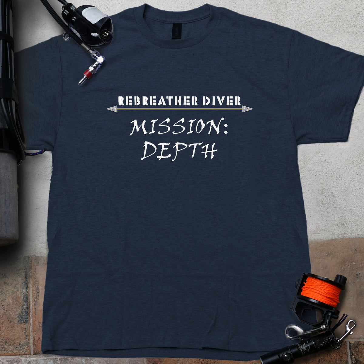 "Mission: Depth" Rebreather Diving T-Shirt