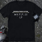 "My P.P. is 1.3" - the ppo2 check we all need in a comfortable Diver's Tee