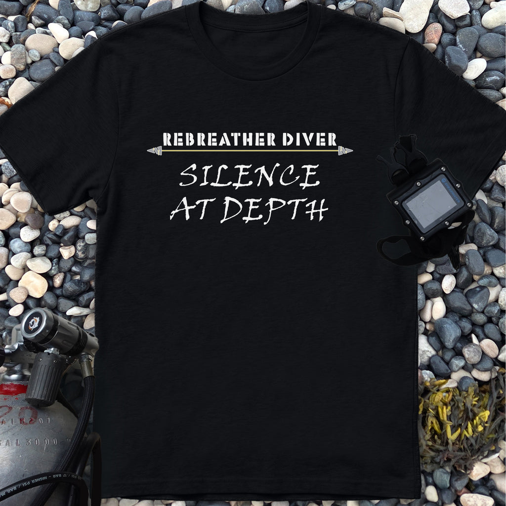 Silence at Depth, the Rebreather Dive Tee