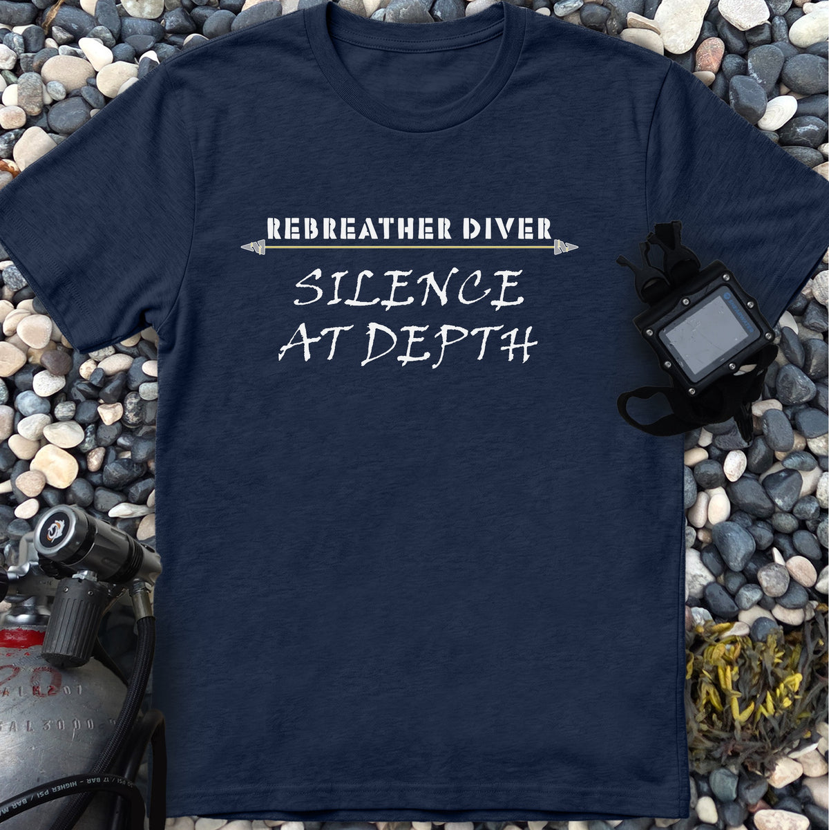 Silence at Depth, the Rebreather Dive Tee