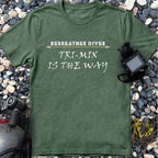 Tri-Mix is the way...Rebreather Diver soft t-shirt