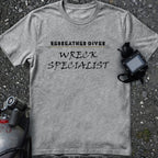 Rebreather Diver: Wreck Specialist, in a soft comfortable tee