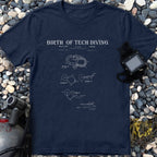 Birth of Tech Diving Gagnan Open Circuit Patent Tee