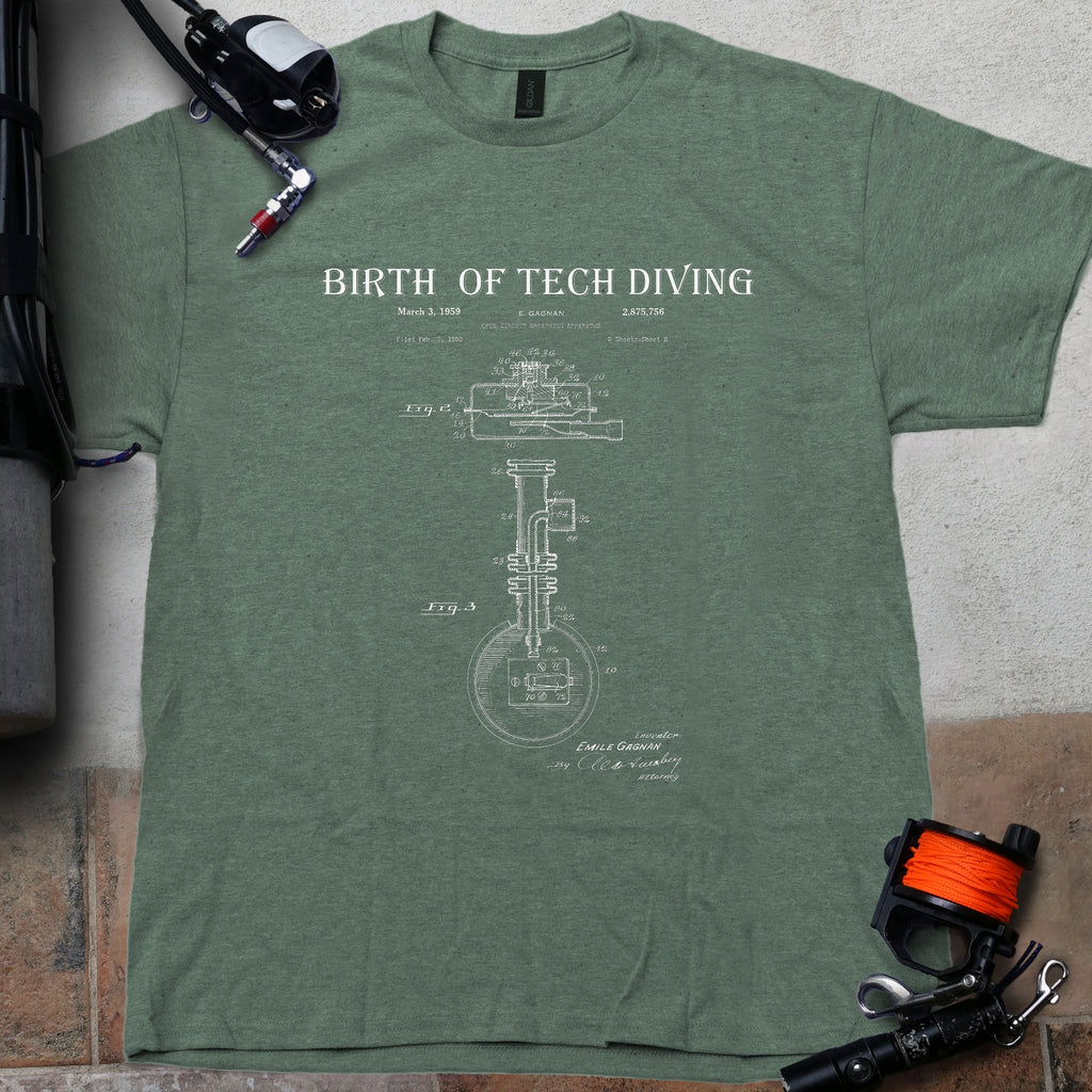 Birth of Tech Diving T Gagnon Regulator Patent #2