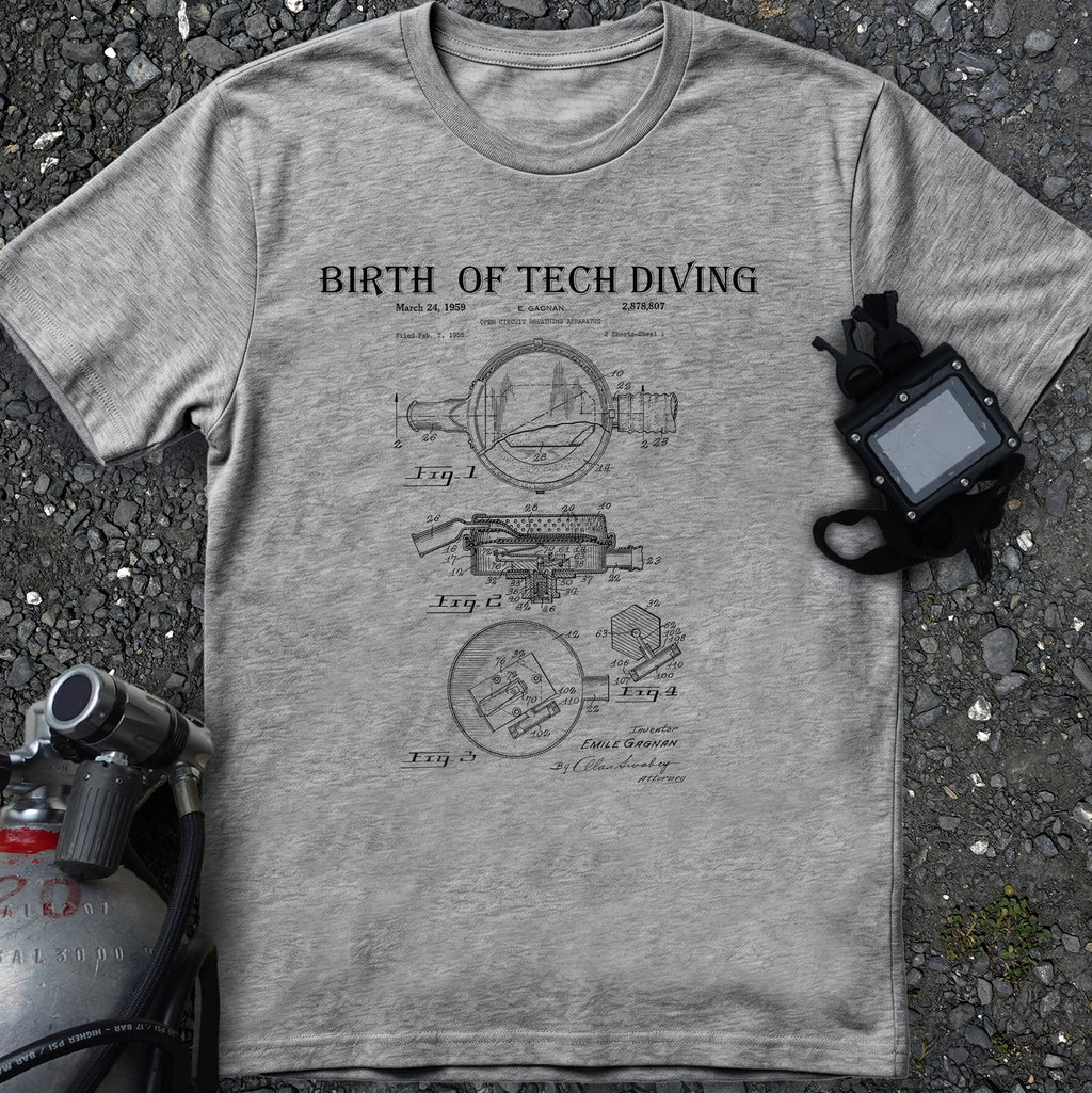 Birth of Tech Diving First Stage Gagnan Patent