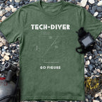 O2 Sensor "Go" Figure Technical Diving Tee