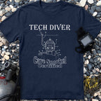 Cave Snorkel Certified Tech Diver Tee
