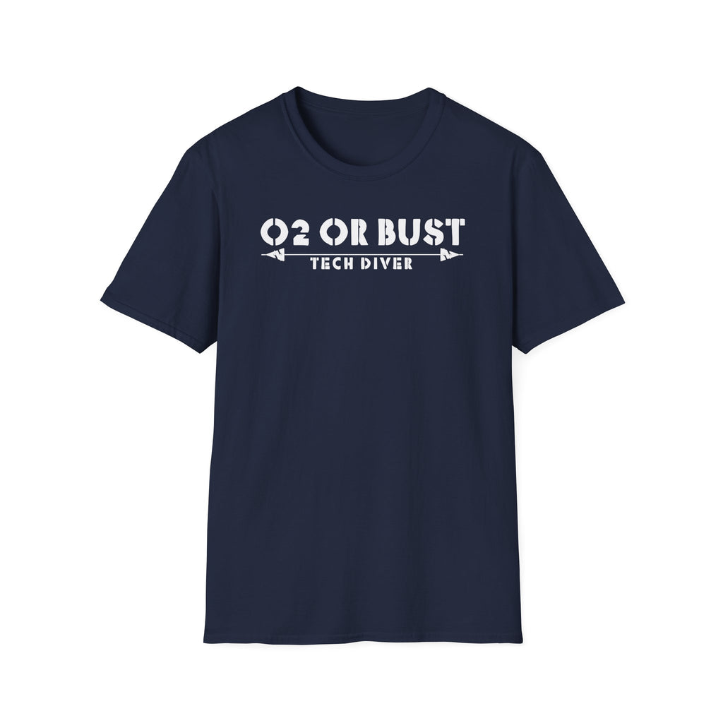 O2 or Bust Tech Diving T-Shirt