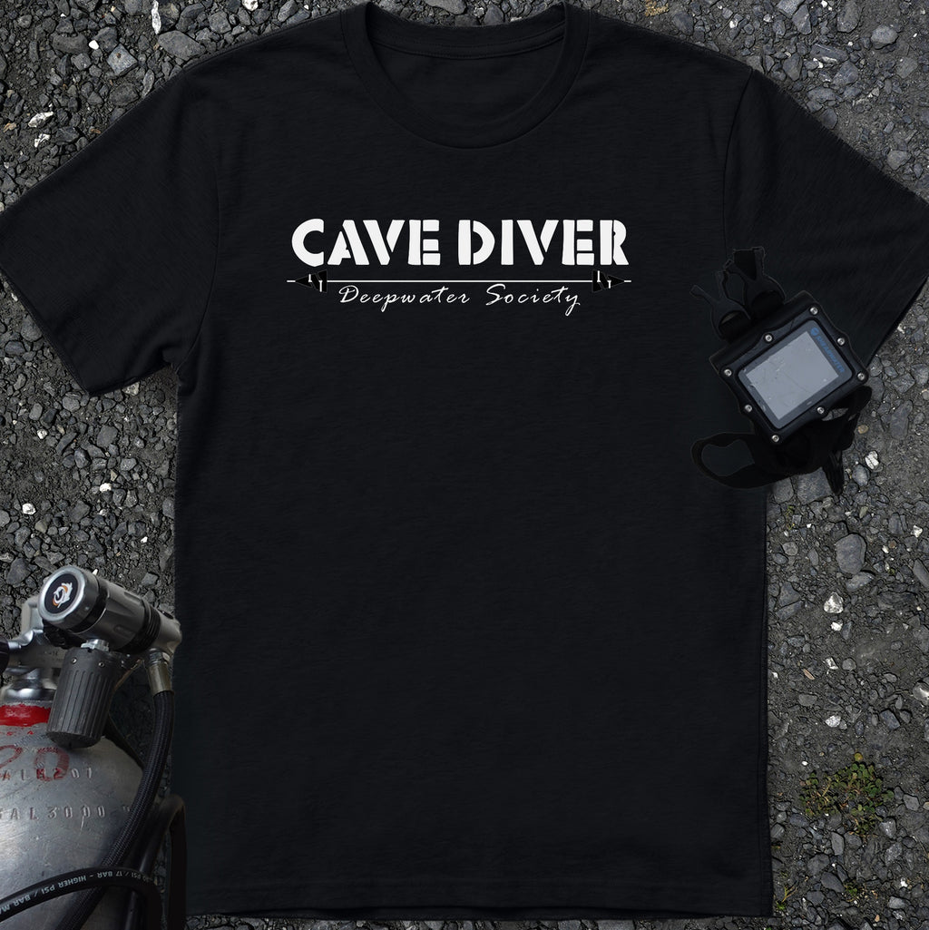Cave Diver - Deepwater Society T-Shirt