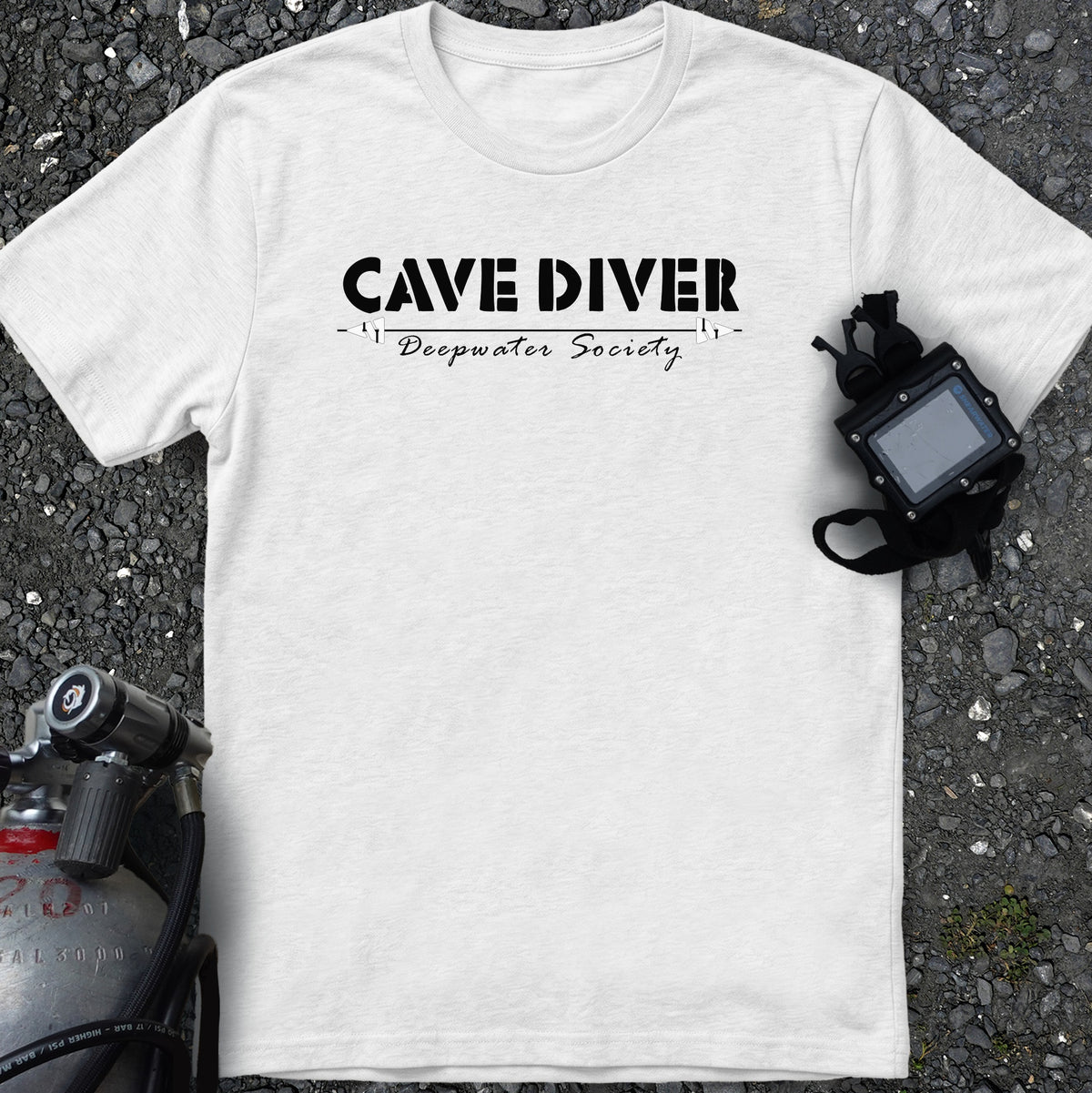 Cave Diver - Deepwater Society T-Shirt